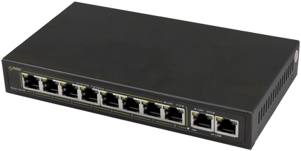 Pulsar Pulsar SG108WP 8xPoE+ 2x Uplink Gigabit Switch 120W für Pulsar Schrank