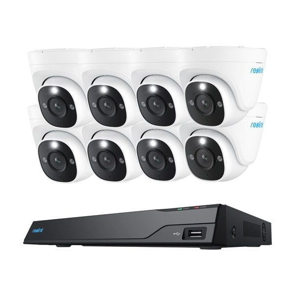 Reolink NVS16-12MD8, slimme 12MP PoE 16 kanaals beveiligingsset met kleuren nachtzicht