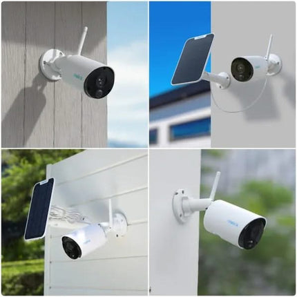 Reolink Reolink B320 mit Solarpanel, 3MP WiFi-Außenkamera mit Batterie
