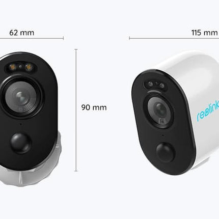 Reolink Reolink B330, 5MP Drahtlose Akku-Kamera mit Schreckenslicht