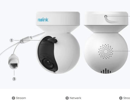Reolink Reolink E540, 5MP PTZ Dual-Band WiFi camera met schrikverlichting