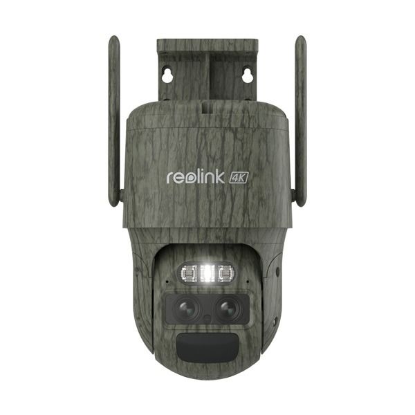Reolink Reolink G770-C, caméra 4K 8MP à double objectif, 4G PT avec panneau solaire