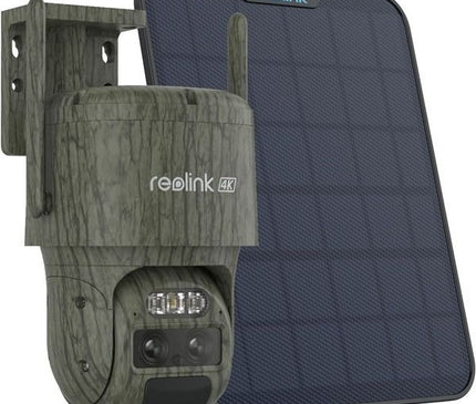 Reolink Reolink G770-C, 4K 8MP Dual-Lens, 4G PT batterijcamera met zonnepaneel
