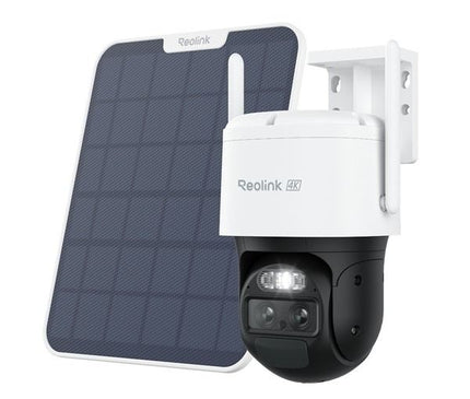 Reolink G770-W + Solar, caméra sans fil 4G LTE 8 MP 4K à double objectif et batterie intégrée, avec suivi par zoom automatique et panneau solaire