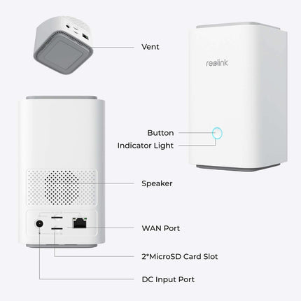 Reolink Reolink Home Hub1, hub de sécurité sans fil avec gestion multi-appareils