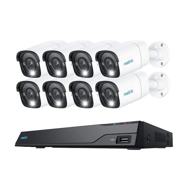 Reolink Reolink NVS16-12MB8, 12MP PoE Kamera Set mit 24/7 Aufzeichnung