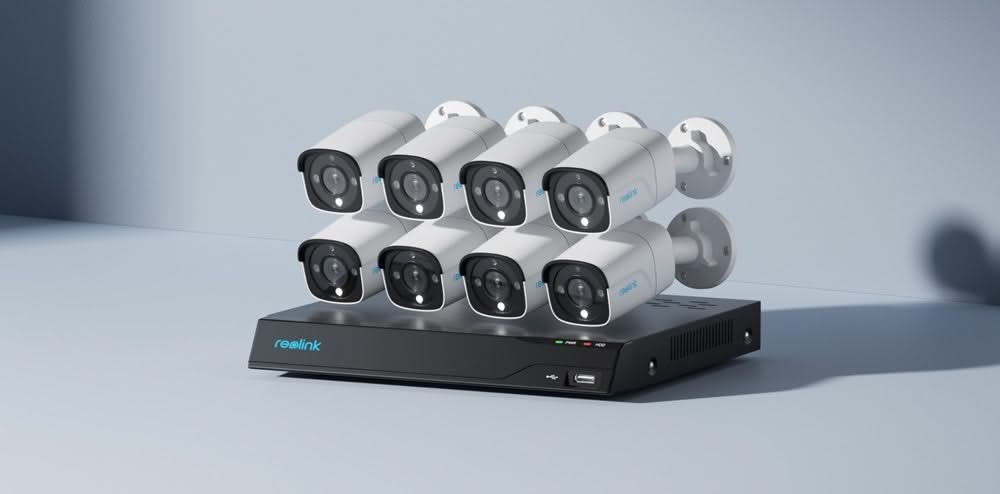 Reolink Reolink NVS16-12MB8, 12MP PoE Kamera Set mit 24/7 Aufzeichnung