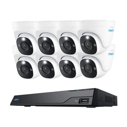 Reolink Reolink NVS16-12MD8, intelligentes 12MP PoE 16 Kanal Sicherheitsset mit Farb-Nachtsicht