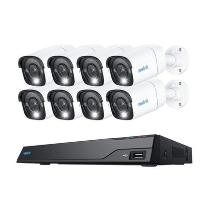 Reolink Reolink NVS16-8MB8, ensemble de sécurité 4K, UHD, PoE et disque dur de 4 To