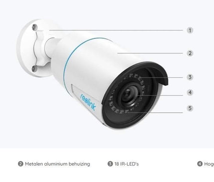 Reolink Reolink P320, 5MP PoE IP-Kamera mit Personen/Fahrzeug-Erkennung