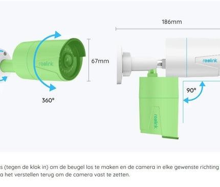 Reolink Reolink P320, 5MP PoE IP-Kamera mit Personen/Fahrzeug-Erkennung