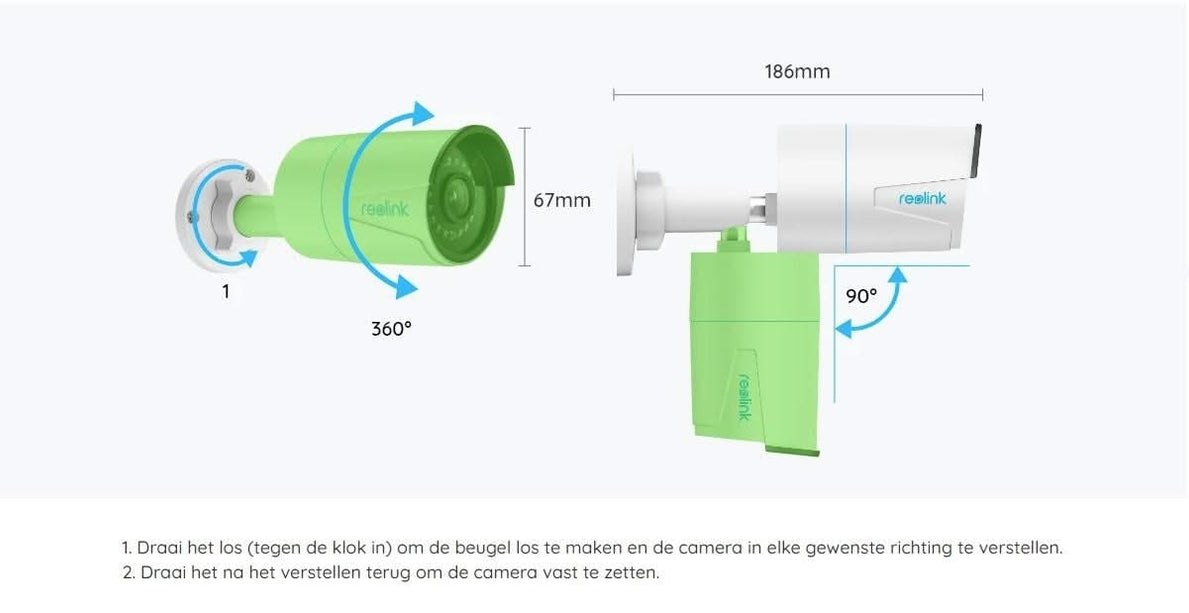 Reolink Reolink P320, 5MP PoE IP Camera met Persoon/Voertuig Detectie