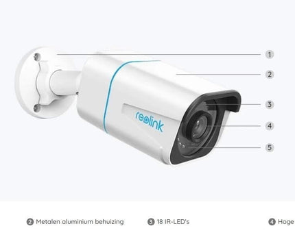 Reolink Reolink P330, 8MP 4K PoE IP Camera met Persoon/Voertuig Detectie