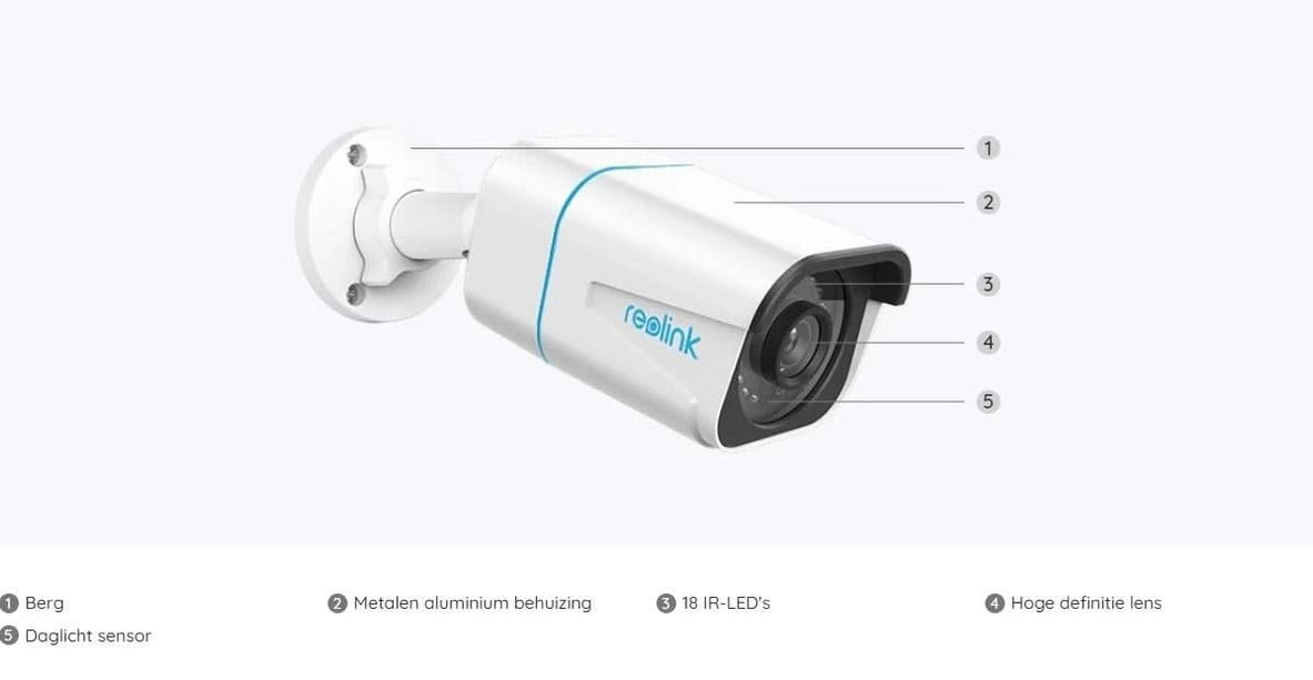 Reolink Reolink P330, 8MP 4K PoE IP Camera met Persoon/Voertuig Detectie