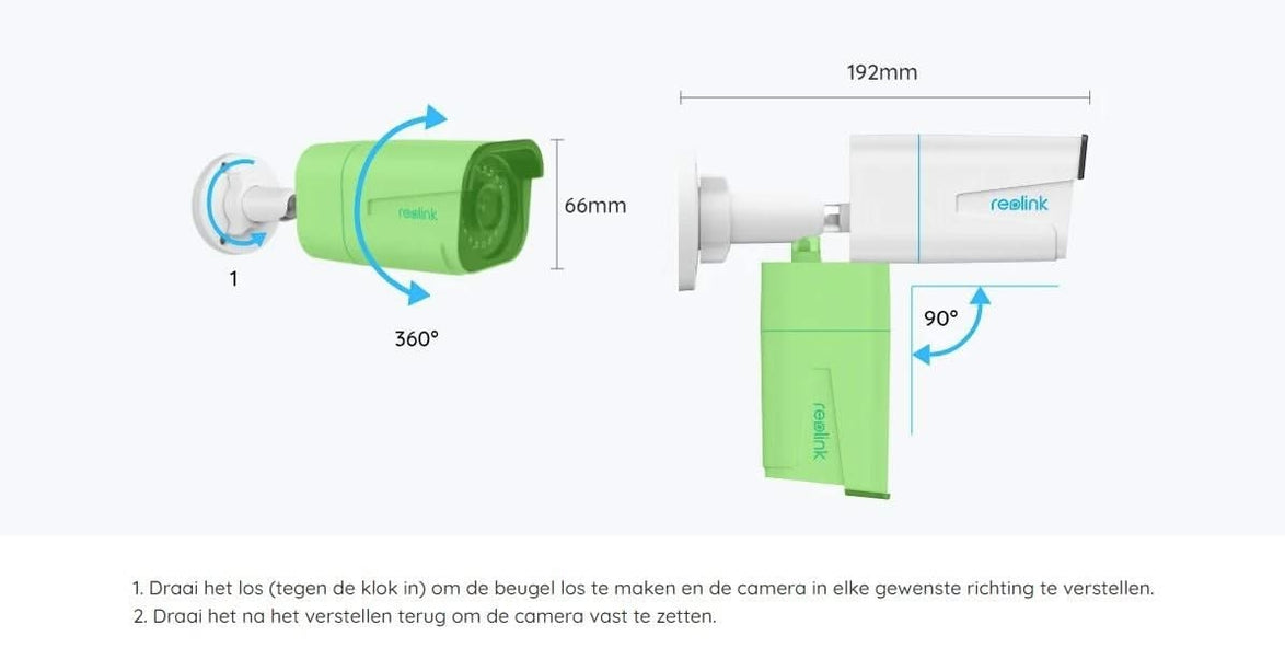 Reolink Reolink P330, 8MP 4K PoE IP Camera met Persoon/Voertuig Detectie