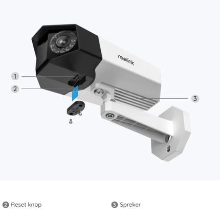 Reolink Reolink P730, caméra 4K à double objectif avec angle de vue de 180° avec PoE