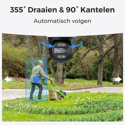 Reolink Reolink Trackmix-WiFi, 4K Dual-Lens, PTZ-Kamera mit Bewegungsverfolgung