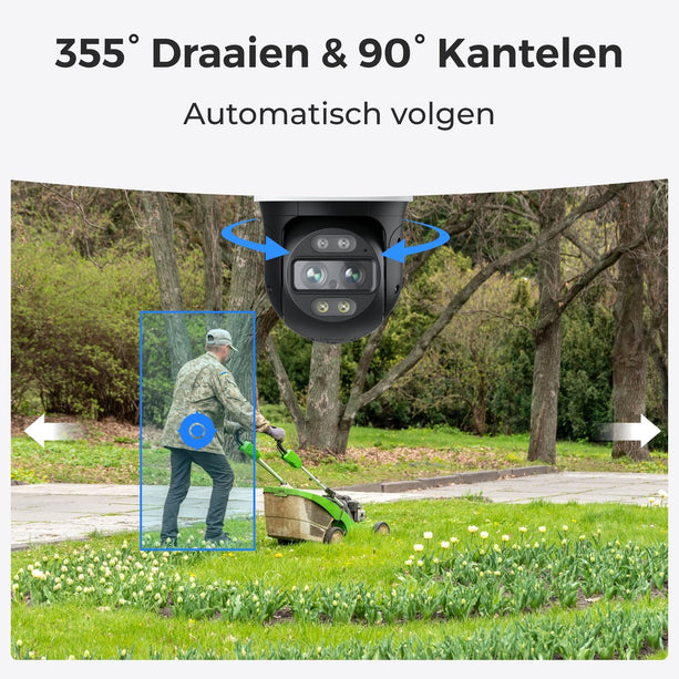 Reolink Reolink Trackmix-WiFi, 4K Dual-Lens, PTZ Camera with Motion Tracking