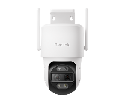 Reolink W760-A-W Dual Lens 4K WiFi PTZ Camera (AC-powered) with Smart Hybrid LEDs