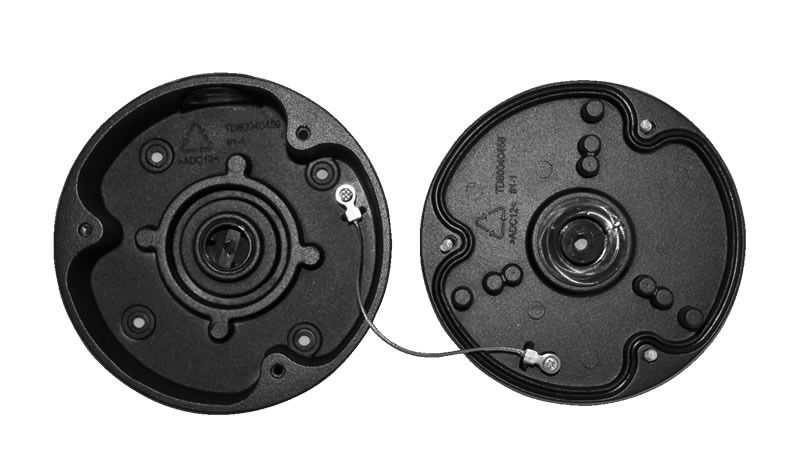 Tiandy TC-P54BM, Mounting box for 35WS and 35XSMP, Black