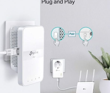 TP-Link TL-WPA7617 Adaptateur réseau PowerLine 1200 Mbit/s Ethernet LAN Wifi