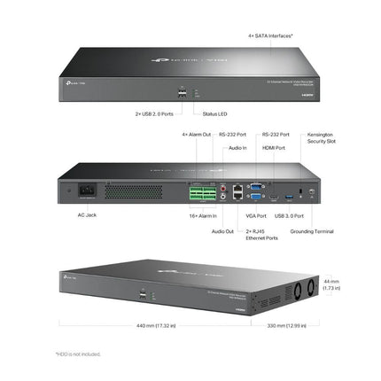 TP-Link VIGI NVR4032H - 32-Kanal-NVR