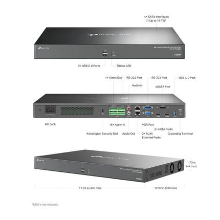 TP-Link VIGI NVR4064H - 64-Kanal-NVR