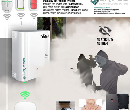 URFOG URFOG FPU03ESM800A Machine à brouillard Ajax Ready jusqu'à 800m3