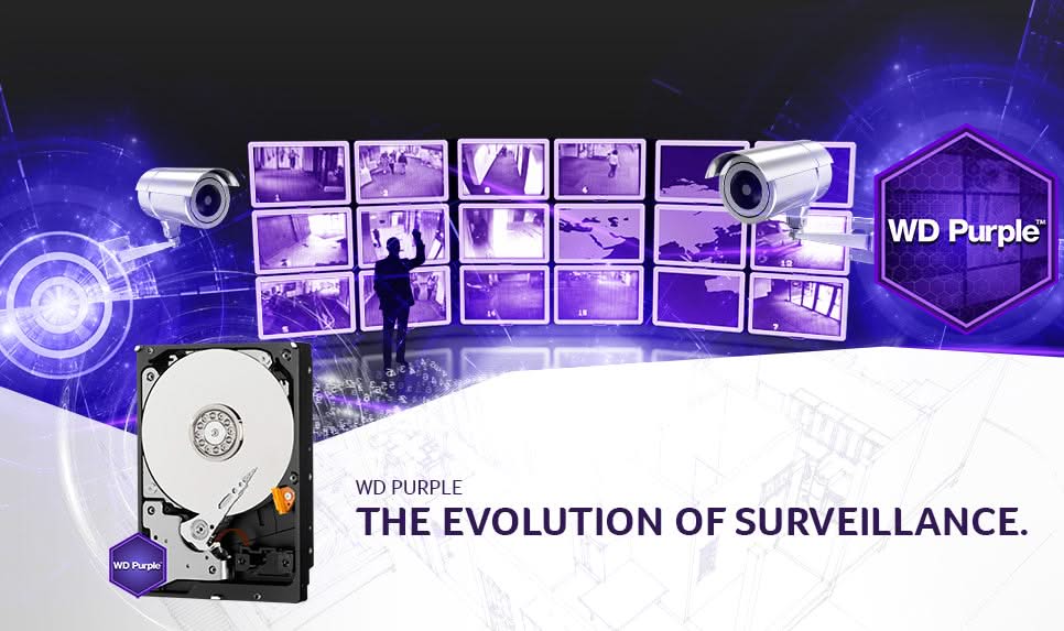 Western Digital Western Digital Purple Harddisk voor camerasysteem