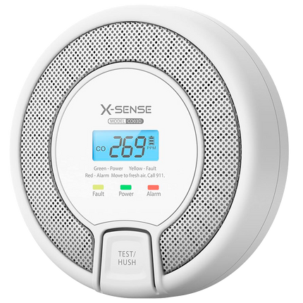 X-Sense X-Sense CO03D-W Koppelbare koolmonoxidemelder met LCD