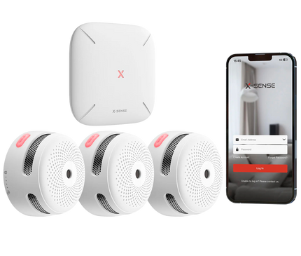 X-Sense X-Sense FS31 Branddetectieset - 3 rookmelders + SBS50 hub